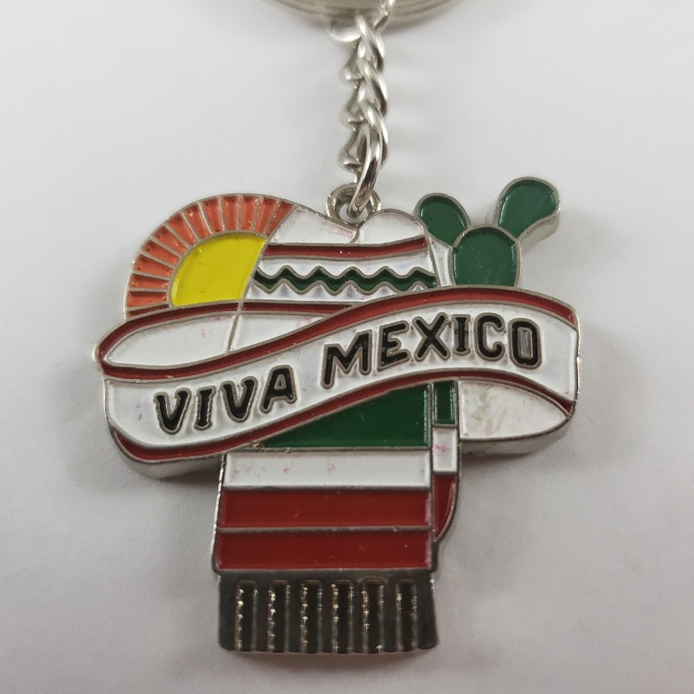 Viva Mexico Keychain Souvenir From Mexico City - Picture 2 of 4